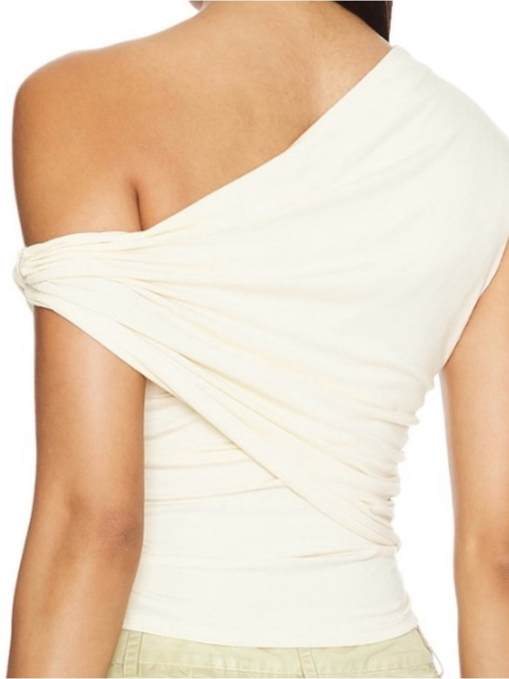 Superdown Alessia Cream Top View 5